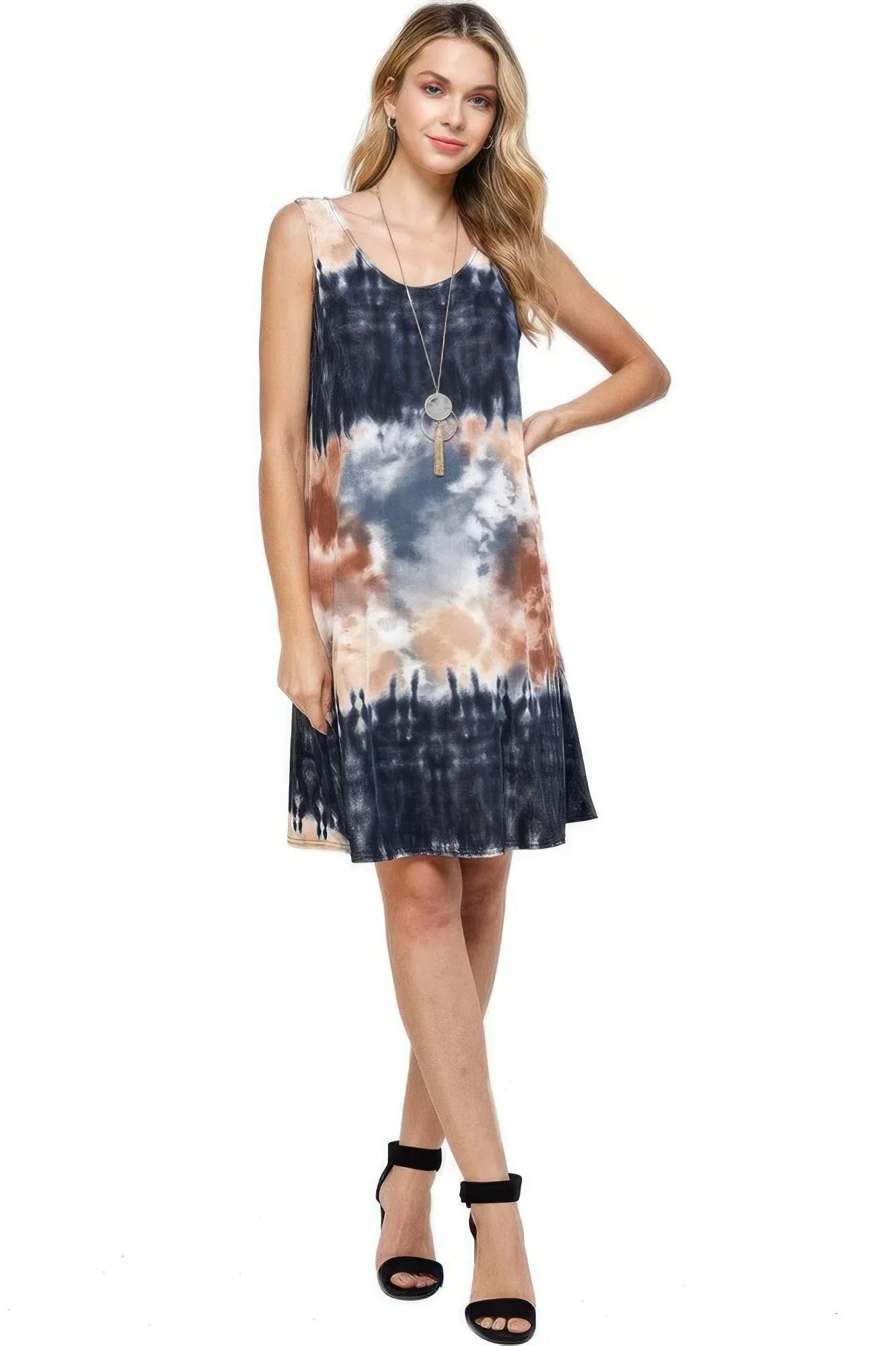 Plus Size Print Missy Dress Short Sleeve | Mixtshop LLC Main image