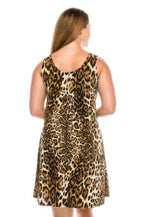 Plus Size Print Missy Tank Dress | Mixtshop LLC