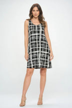 Print Short Tank Dress | Mixtshop LLC