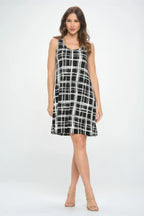 Print Short Tank Dress | Mixtshop LLC