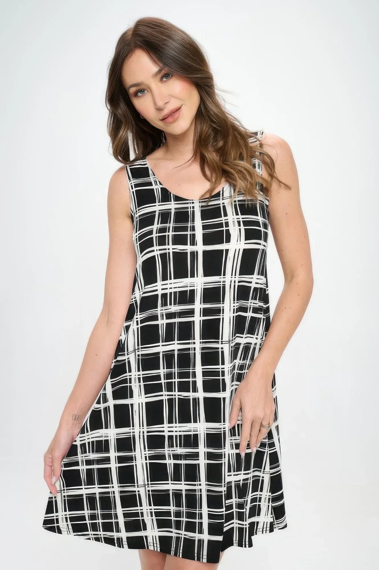 Print Short Tank Dress | Mixtshop LLC