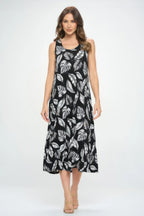 Sleeveless And Soft Round-neckline Long | Mixtshop LLC