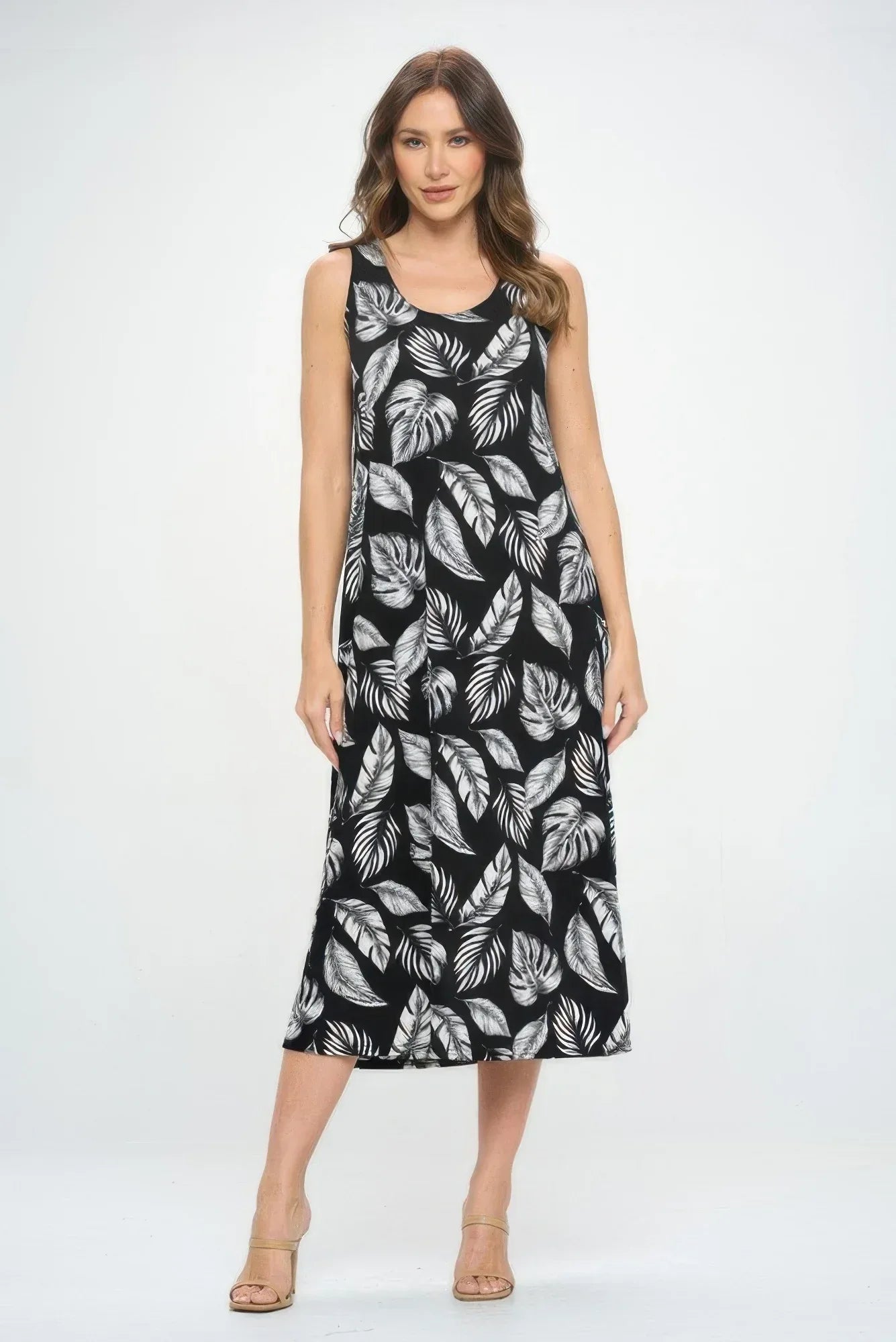 Sleeveless And Soft Round-neckline Long | Mixtshop LLC