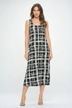 Sleeveless And Soft Round-neckline Long | Mixtshop LLC