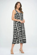 Sleeveless And Soft Round-neckline Long | Mixtshop LLC