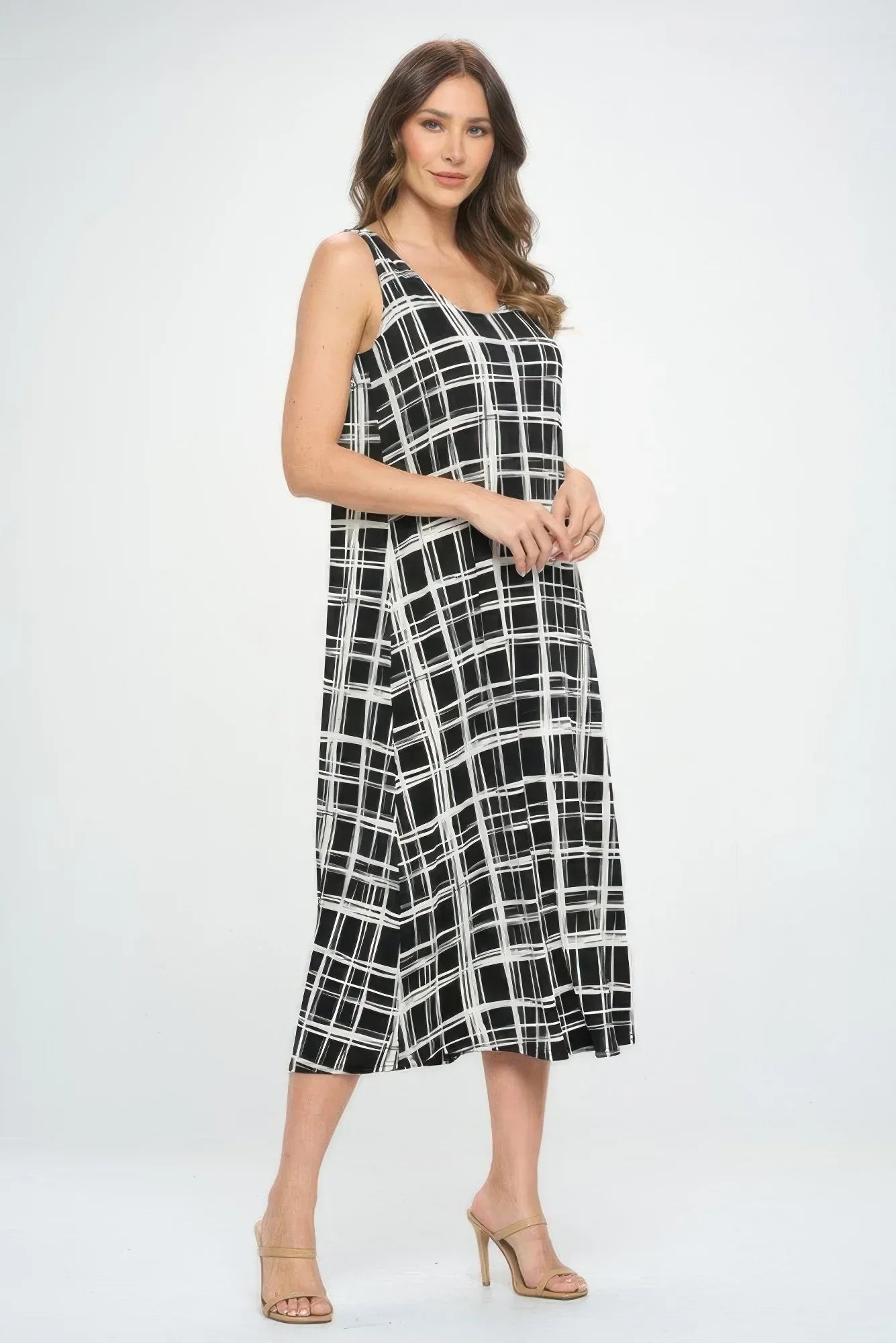 Sleeveless And Soft Round-neckline Long | Mixtshop LLC