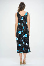 Sleeveless And Soft Round-neckline Long | Mixtshop LLC