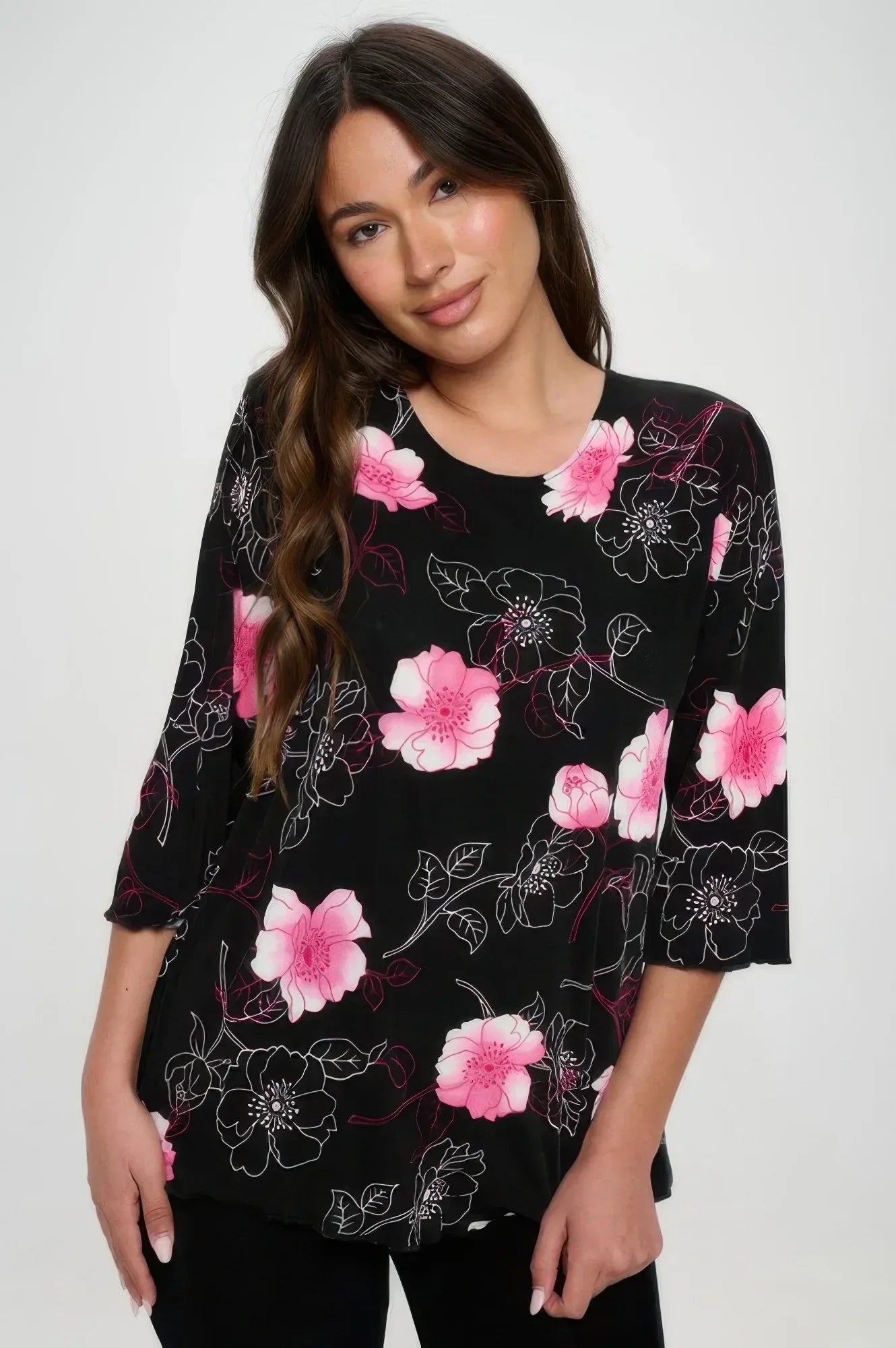 Bns Print Missy Top | Mixtshop LLC