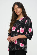 Bns Print Missy Top | Mixtshop LLC
