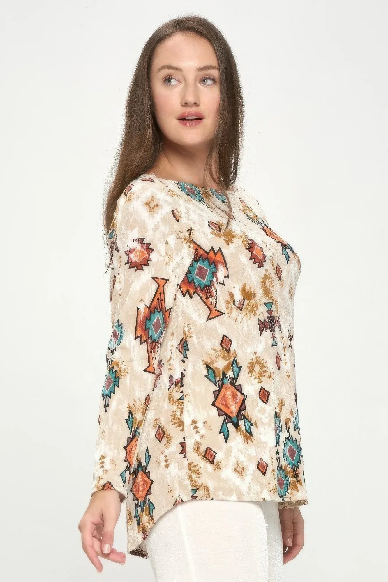 Bns Boat Neckline High And Low Top Secondary image