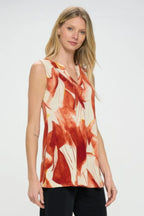 Hit Notch Neck Tank Top | Mixtshop LLC