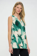 Hit Notch Neck Tank Top | Mixtshop LLC