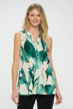 Hit Notch Neck Tank Top | Mixtshop LLC