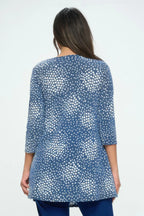 Hit Round Neck Tunic W/pocket | Mixtshop LLC