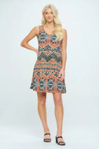 Print Short Tank Dress | Mixtshop LLC