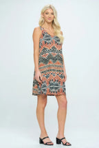 Print Short Tank Dress | Mixtshop LLC