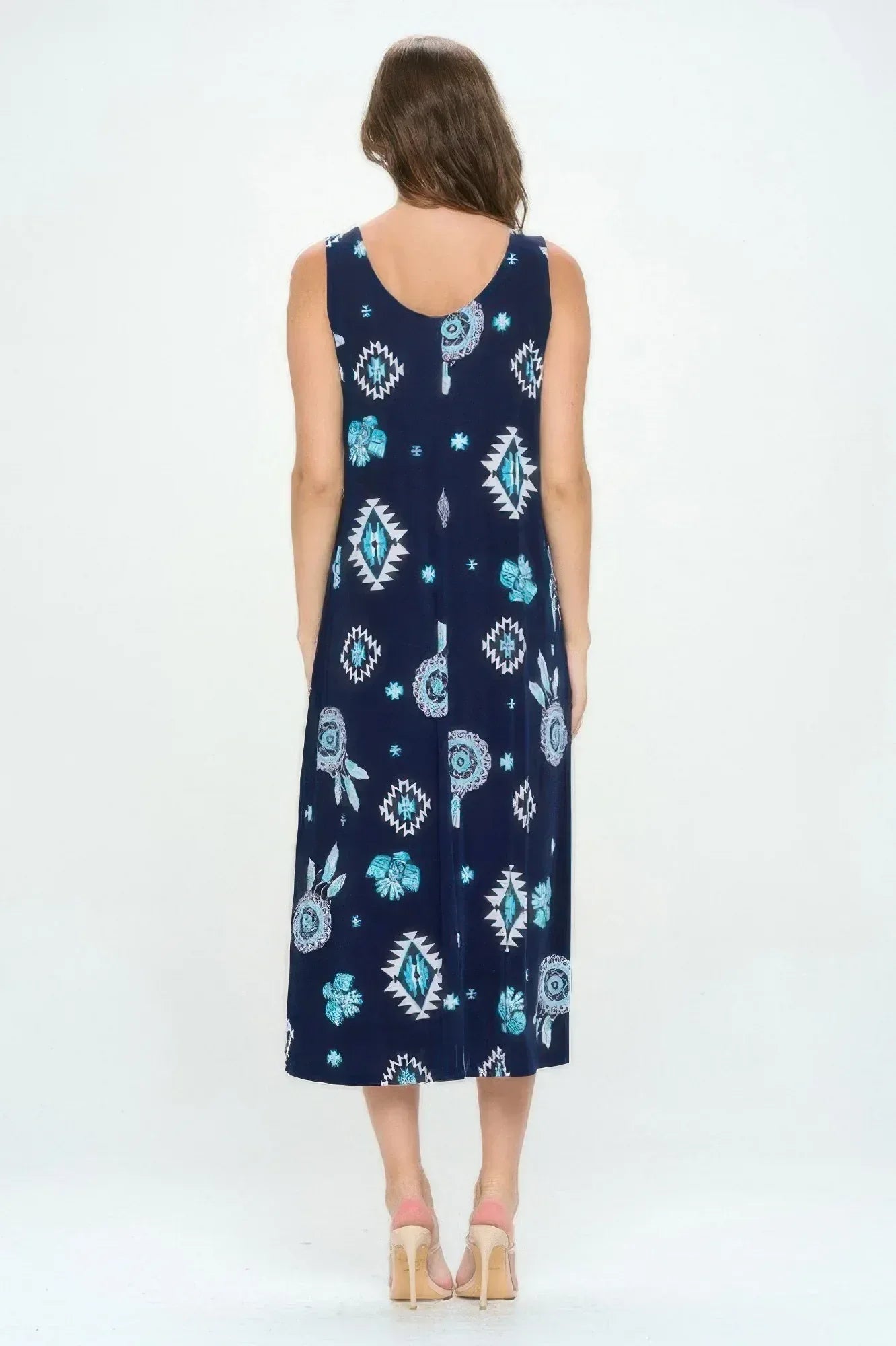 Sleeveless And Soft Round-neckline Long Dress | Mixtshop LLC