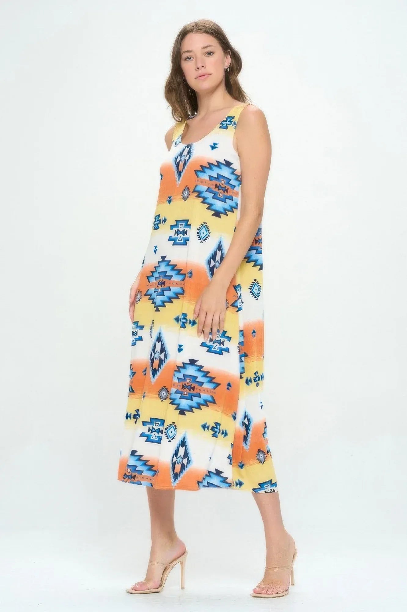 Sleeveless And Soft Round-neckline Long | Mixtshop LLC