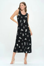 Sleeveless And Soft Round-neckline Long | Mixtshop LLC