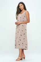 Bns Print Tank Long Dress | Mixtshop LLC