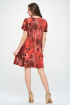 Hit Print Missy Dress | Mixtshop LLC