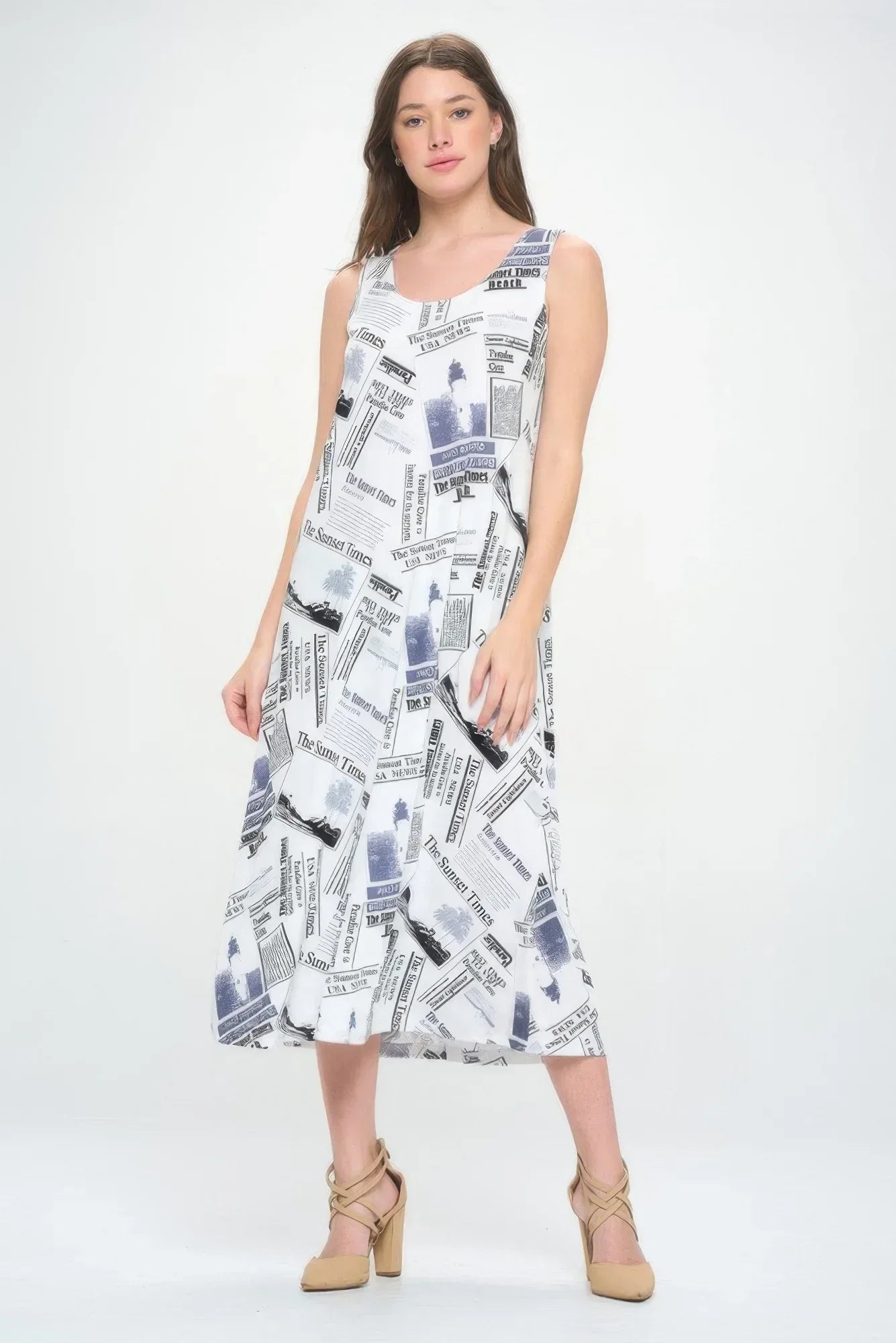 Bns Print Tank Long Dress | Mixtshop LLC