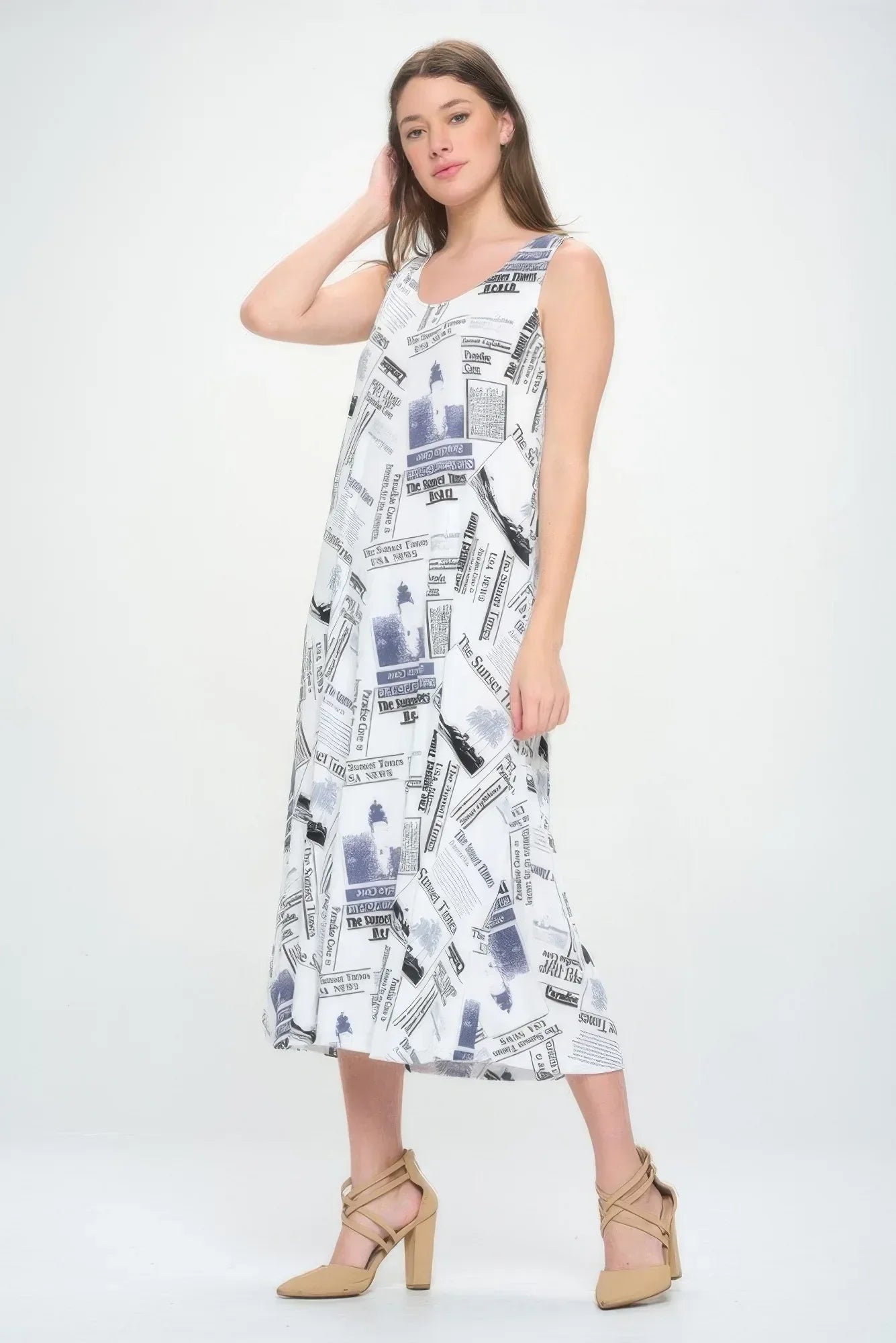 Bns Print Tank Long Dress | Mixtshop LLC