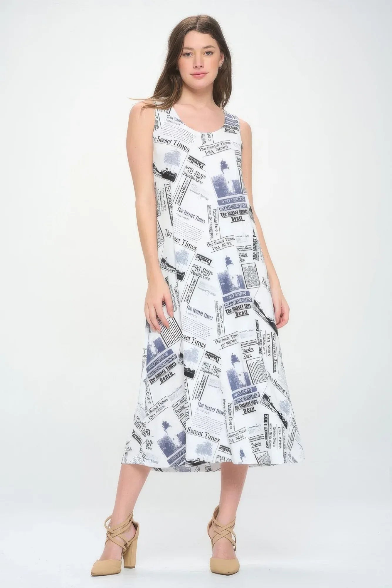Bns Print Tank Long Dress | Mixtshop LLC