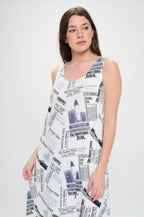 Bns Print Tank Long Dress | Mixtshop LLC