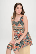 Round Neck Tank Top And Capri Pants Set | Mixtshop LLC