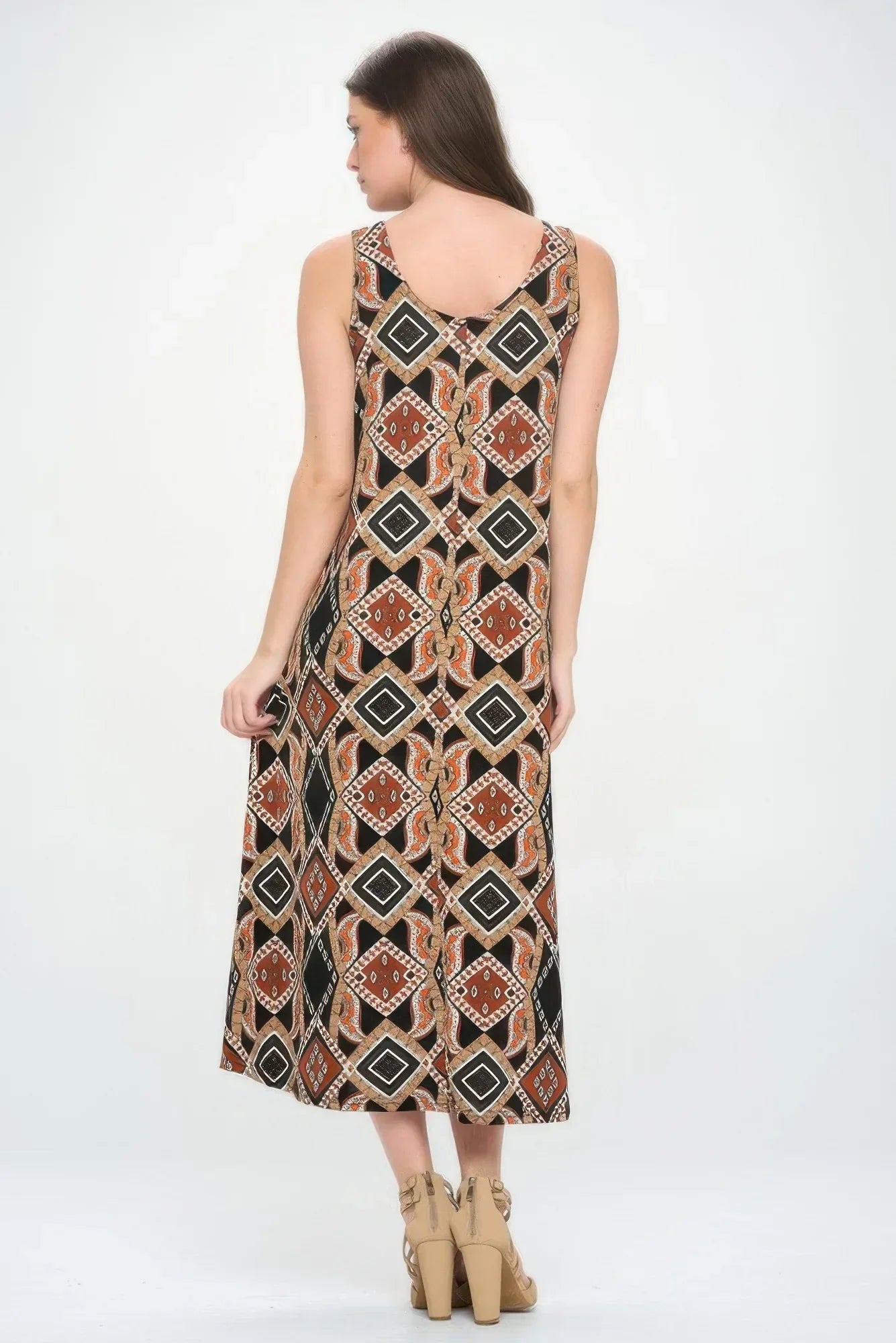Bns Print Tank Long Dress Secondary image