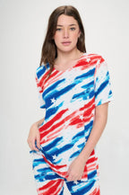 Short Sleeve Top Capri Pants Set | Mixtshop LLC