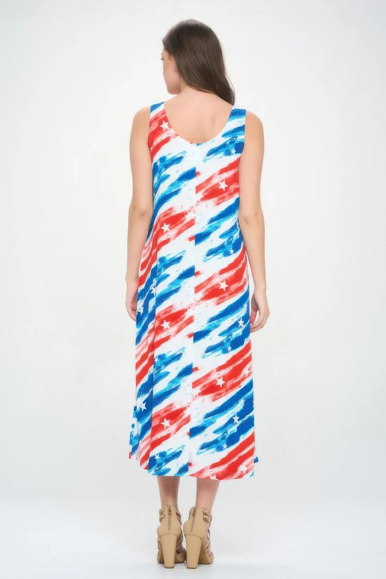 Bns Florida Print Tank Long Dress Secondary image