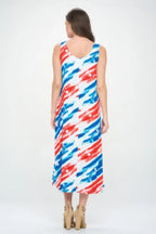 Bns Florida Print Tank Long Dress | Mixtshop LLC