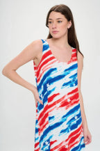 Bns Florida Print Tank Long Dress | Mixtshop LLC