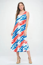Bns Florida Print Tank Long Dress | Mixtshop LLC