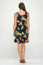 Plus Size Bns Print Missy Tank Dress | Mixtshop LLC