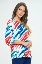 Bns Print Missy Top | Mixtshop LLC