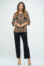 Bns Print Missy Top | Mixtshop LLC
