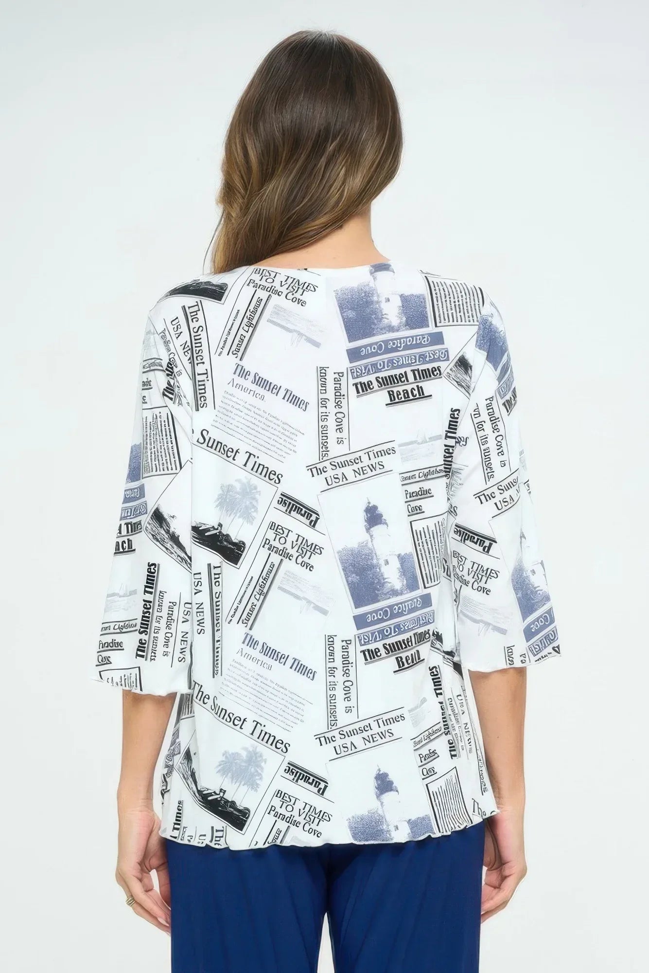 Bns Print Missy Top | Mixtshop LLC