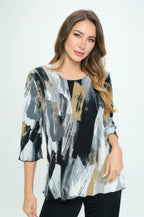 Bns Print Missy Top | Mixtshop LLC