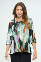 Bns Print Missy Top | Mixtshop LLC