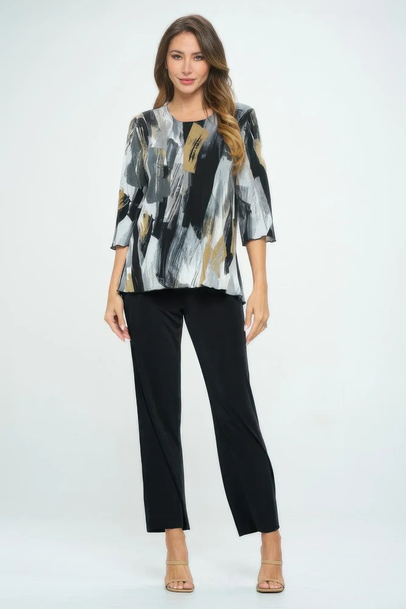 Bns Print Missy Top | Mixtshop LLC