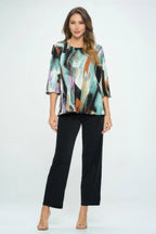 Bns Print Missy Top | Mixtshop LLC