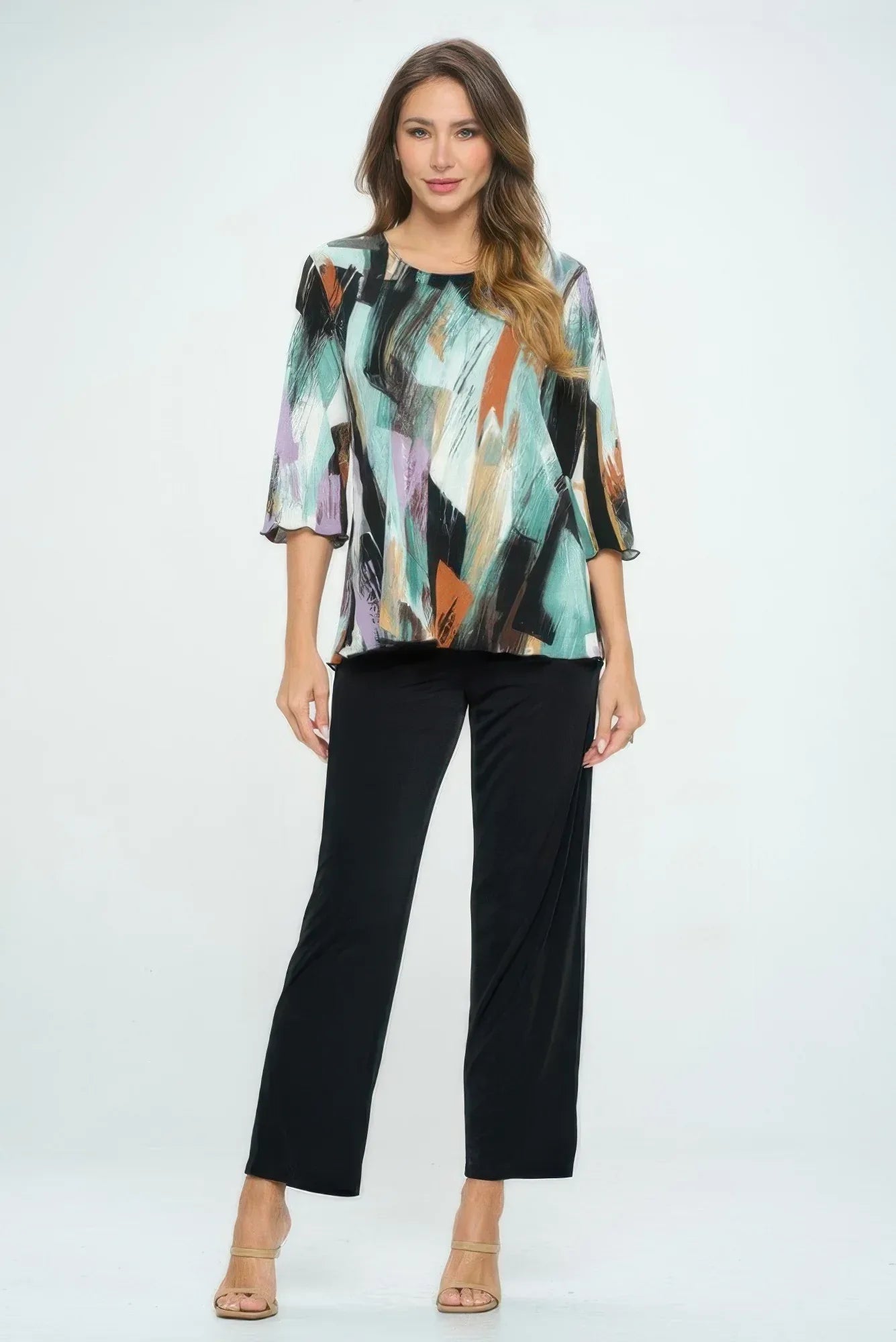 Bns Print Missy Top | Mixtshop LLC