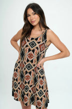 Print Short Tank Dress | Mixtshop LLC