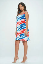 Americana Print Short Tank Dress | Mixtshop LLC