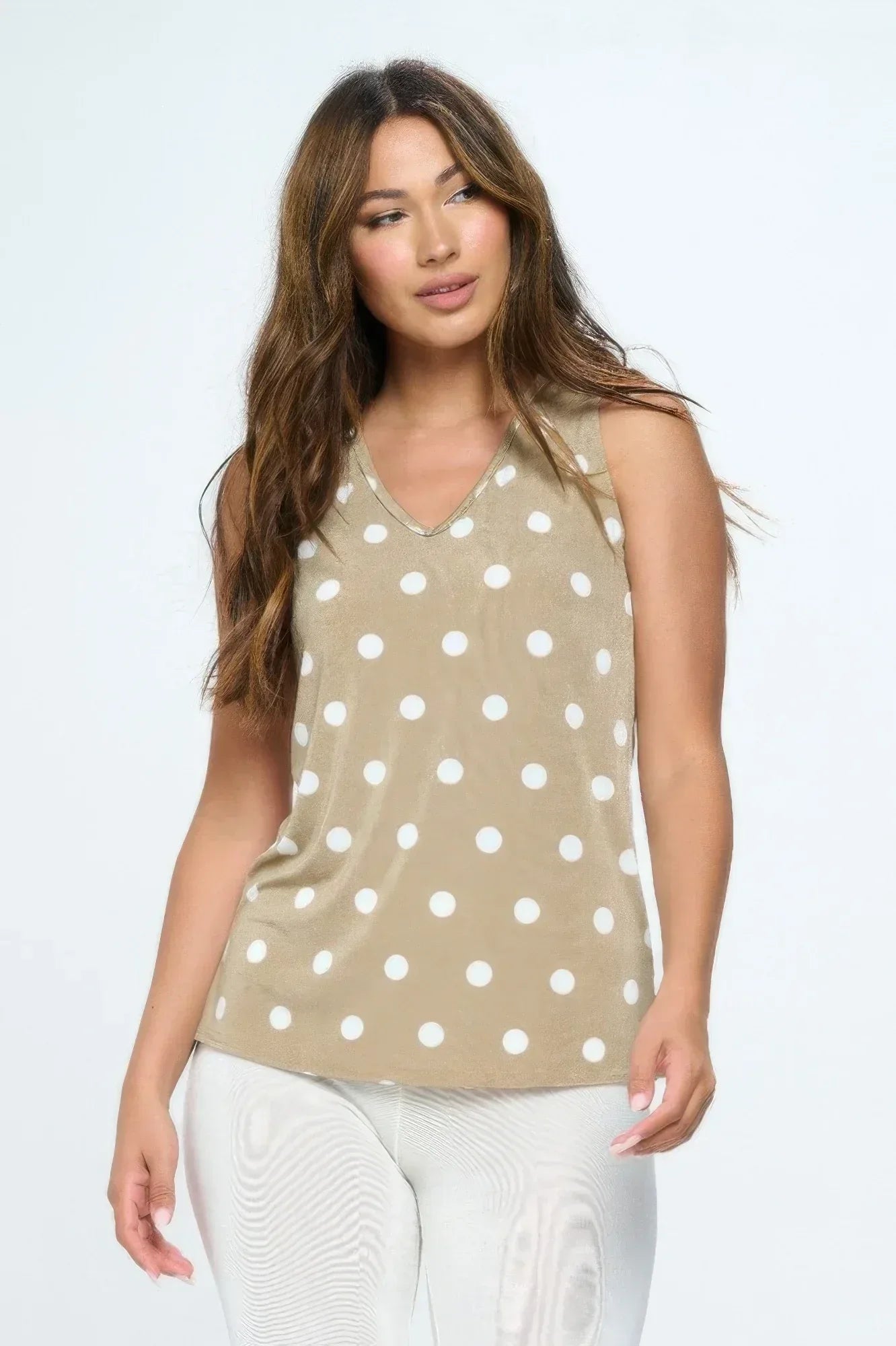 Bns V-nk Bias Tank Top | Mixtshop LLC Main image