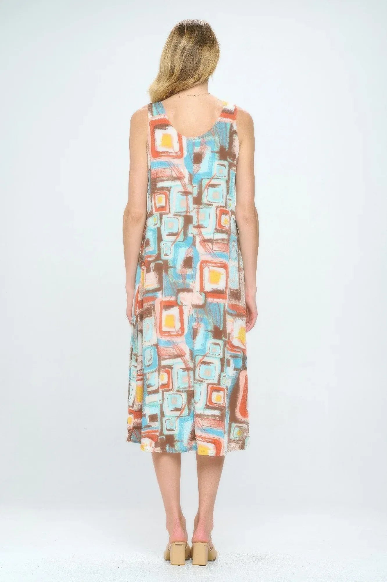 Short Sleeve And Soft Round-neckline Long Dress Secondary image