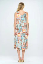Short Sleeve And Soft Round-neckline Long Dress | Mixtshop LLC